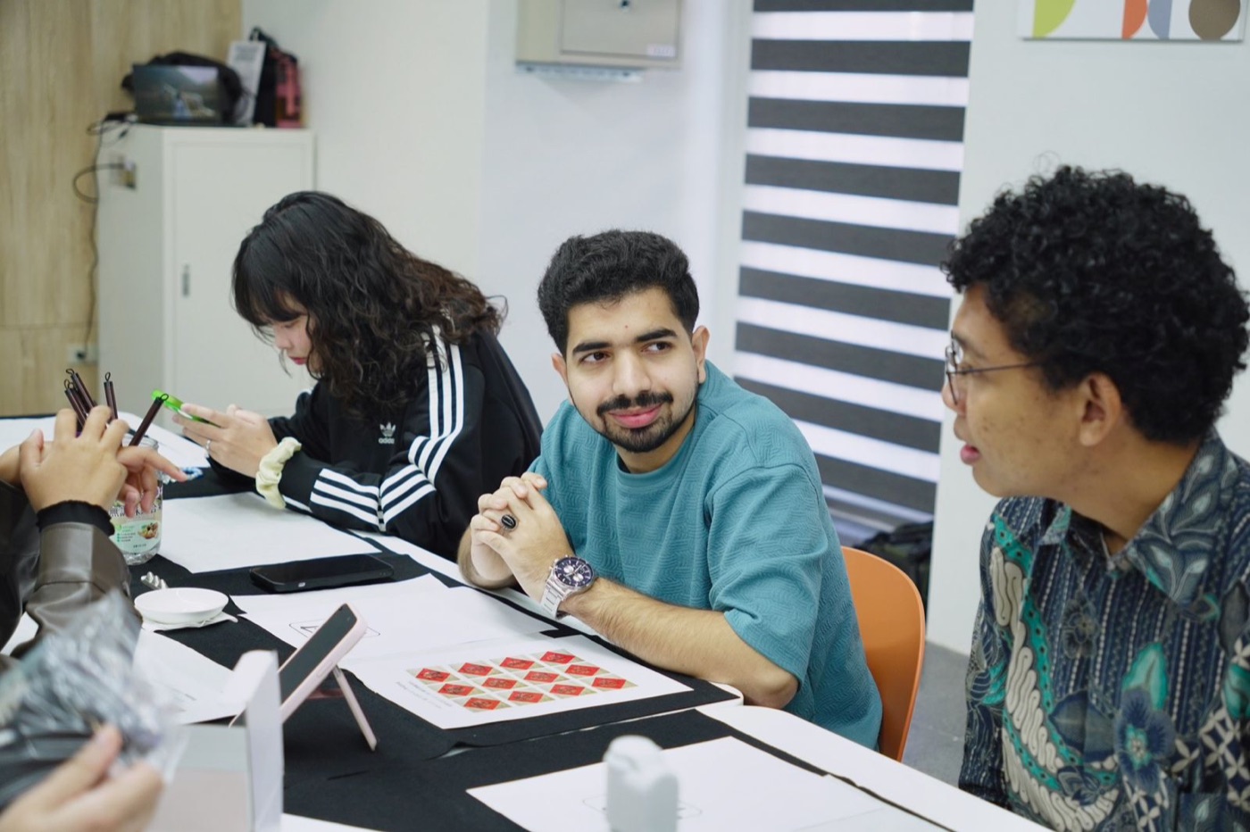 Professional team working